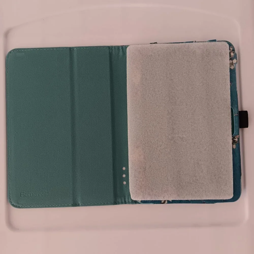 New Kindle Paperwhite Cover Apricot Blossom Blue Soft Foldable Stand COCFOOKIW